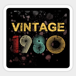 VINTAGE 1980 Sticker